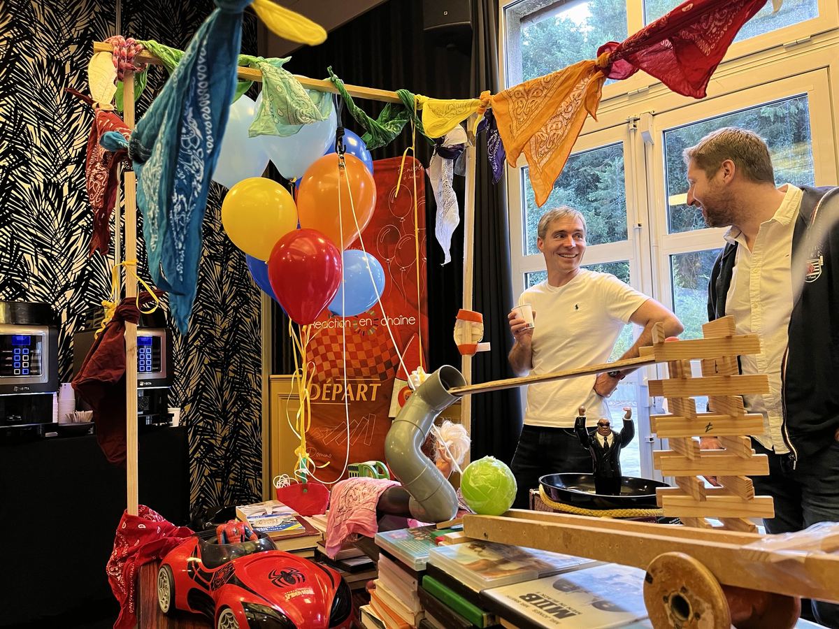 Mise en place du parcours en chaîne